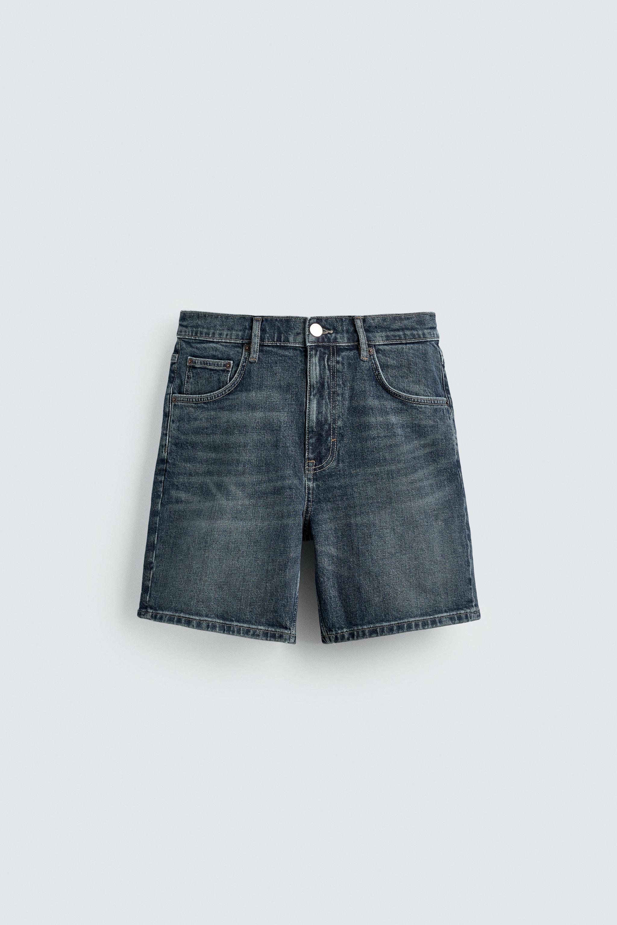 BERMUDA EN JEAN COUPE REGULAR